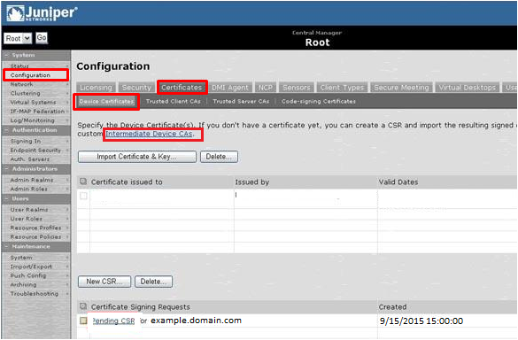 juniper sa2500 firmware