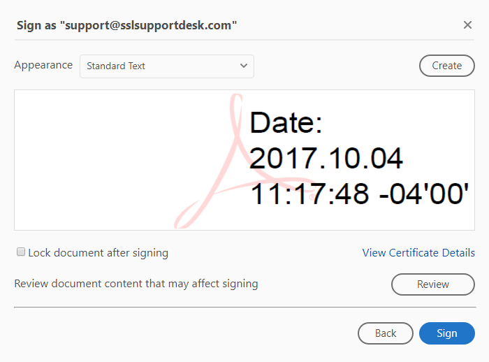 how to create a digital signature in adobe acrobat pro dc