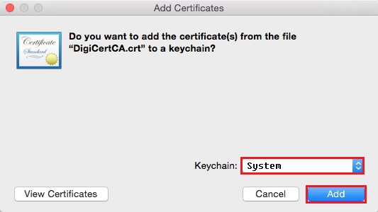 SSL certificates on Mac OS X Mavericks Server & Yosemite Server